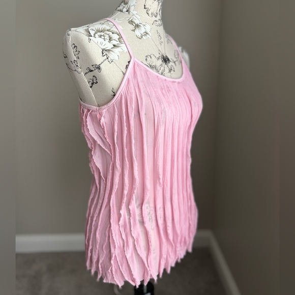 Vintage 90s Deb Pink Frilly Camisole - Picture 4 of 7